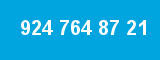 924 764 87 21 924 764 87 21